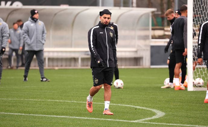 Football, EL, VfB Stuttgart training