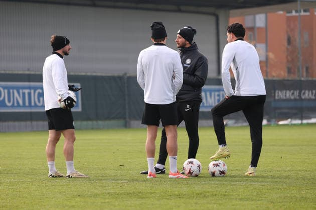 Football, EL, Sturm Graz training