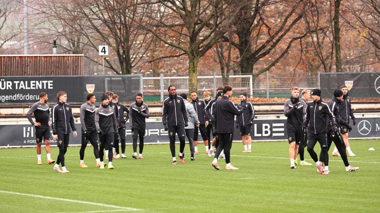 26 11 2025, Germany, Stuttgart, Soccer Bundesliga, Season 2025 2026, VfB Stuttgart Training,