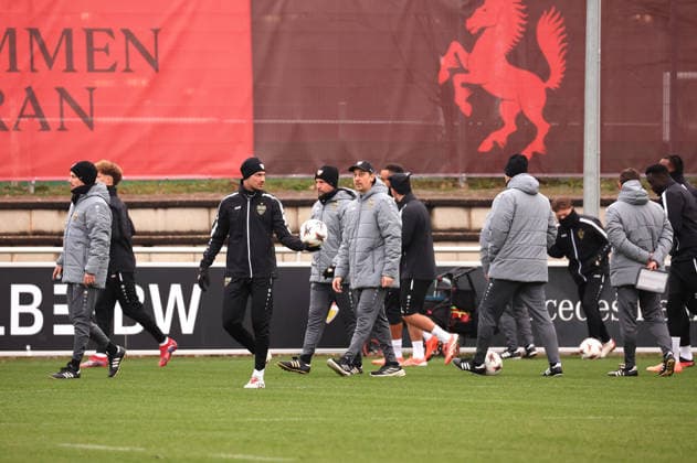 26 11 2025, Germany, Stuttgart, Soccer Bundesliga, Season 2025 2026, VfB Stuttgart Training,