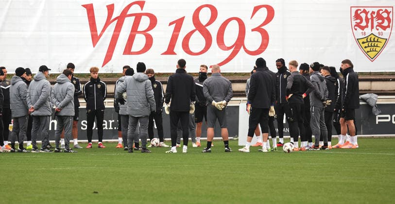 26 11 2025, Germany, Stuttgart, Soccer Bundesliga, Season 2025 2026, VfB Stuttgart Training,