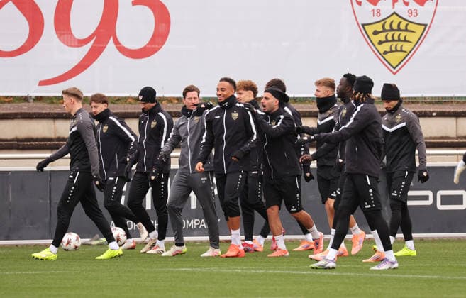 26 11 2025, Germany, Stuttgart, Soccer Bundesliga, Season 2025 2026, VfB Stuttgart Training,
