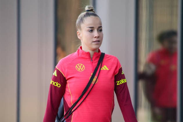 Frankfurt, Germany 26 November 2025 Football Women National Team Training 26 11 2025 In the picture Giulia Gwinn Germany arriving at the DFB Campus DFB regulations prohibit any use of photographs as image sequences and or quasi video DFB Campus Hessen Copyright: xFotostandx xFantinix