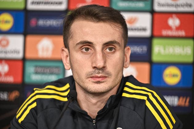 Ahead of Fenerbahce v Ferencvaros - UEFA Europa League ISTANBUL, TURKIYE- NOVEMBER 26: Fenerbahce player Kerem Akturkoglu speaks to the press ahead of the match between Fenerbahce and Hungarian team Ferencvaros in the fifth week of the UEFA Europa League in Istanbul, Turkiye on November 26, 2025. Muhammed Enes Yildirim Anadolu Istanbul Turkey. Editorial use only. Please get in touch for any other usage.  Copyright: x2025xAnadoluxMuhammedxEnesxYildirimx