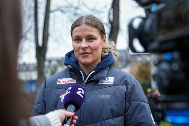 Women s Handball World Championship 2025 Press conference Trier, Germany 20251126 Maren Aardahl during a press conference with the handball girls the day before the World Cup match against South Korea in Trier Photo Beate Oma Dahle NTB Trier Germany EDITORIAL USE ONLY RESTRICTED USE FOR BETTING COMPANIES  Copyright: xBeatexOmaxDahlex xNTBx
