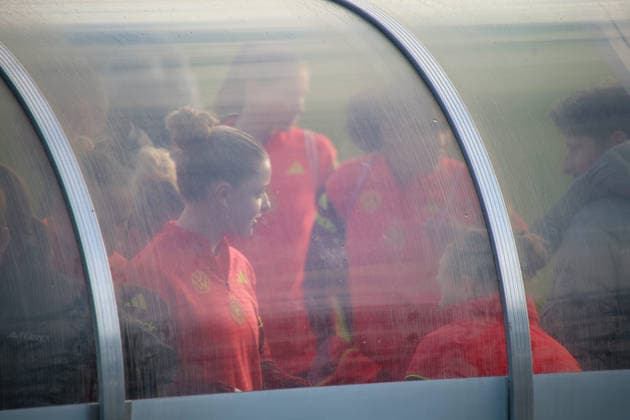 Frankfurt, Germany 26 November 2025 Soccer Women National Team Training 26 11 2025 In the picture The players of the German national womens soccer team before training at the DFB Campus in Frankfurt DFB regulations prohibit any use of photographs as image sequences and or quasi video DFB Campus Hessen Copyright: xFotostandx xFantinix
