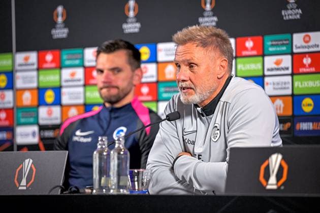 Football, EL, KRC Genk press conference
