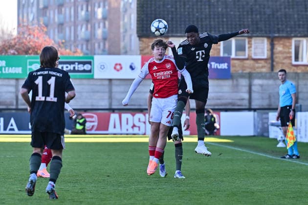 Football, UEFA Youth League, FC Arsenal - FC Bayern Munich