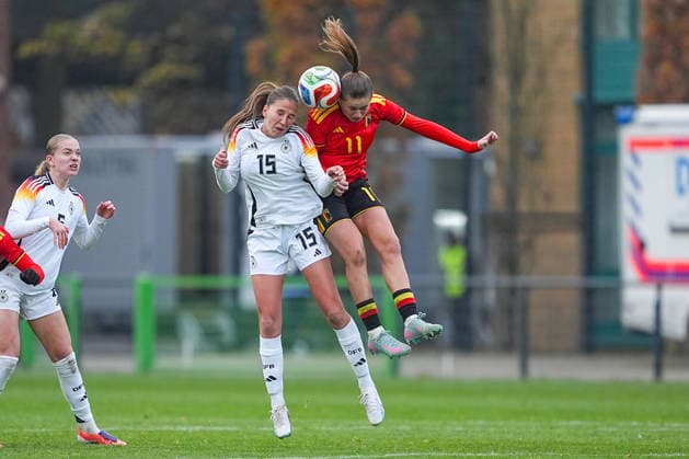 Football, Women, U19 European Championship Qualifier, Belgium - Germany