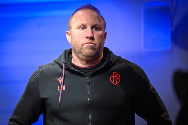 Belgium, Football, UEFA Europa League, 2025 2026, Ludovic Magnin Head Coach, FC Basel, 50 at the press conference before the match KRC Genk vs FC Basel 1893, 26 11 2025, Cegeka Arena, Genk, Belgium, Copyright: xMarkusxVerwimpx