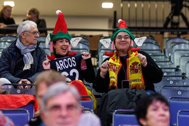 Spanish fans, Spain vs Paraguay, Handball, IHF Womens Handball World Championship, Matchday 01, 26 11 2025 Spain vs Paraguay, Handball, IHF Womens Handball World Championship, Matchday 01, 26 11 2025 Copyright: xEibner-Pressefoto AlexanderxNeisx EP_ANS