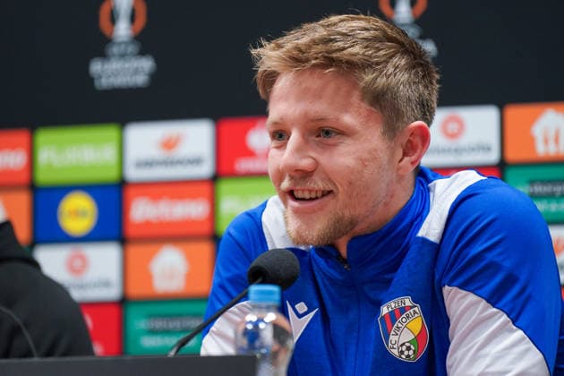 Czech Republic Press conference before the UEFA Europa League 2025 26, 5 matchday Viktoria Pilsen vs SC Freiburg Doosan Arena Pilsen Lukas Cerv Pilsen, 6 Pilsen Plzenský kraj Czech Republic Copyright: xJOERANxSTEINSIEKx