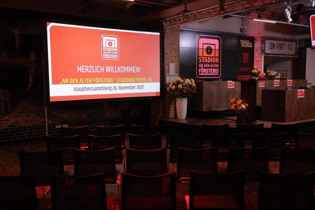 Annual General Meeting of An der Alten Försterei Stadionbetriebs AG Sport Football Soccer Bundesliga Men DFL Season 2025 2026 26 11 2025 1 FC Union Berlin FCU