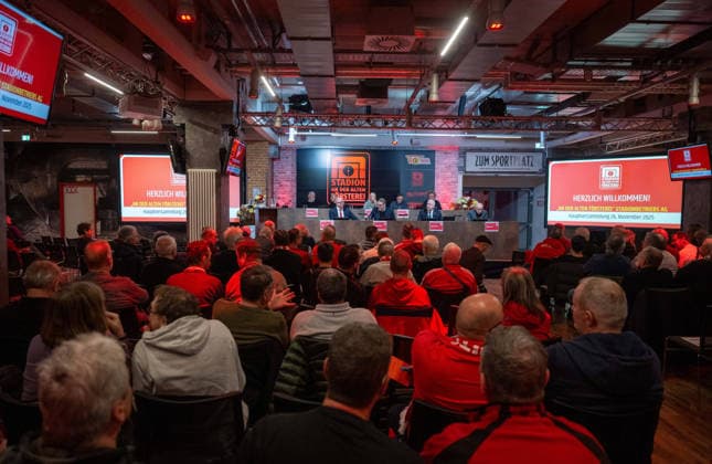 Soccer, Men, Season 2025 2026, 1 Bundesliga, 1 FC Union Berlin, 14 Annual General Meeting of An der Alten Försterei Stadionbetriebs AG, Overview, 26 11 2025, Copyright: xMatthiasxKochx