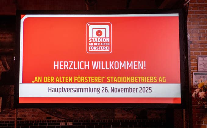 Soccer, Men, Season 2025 2026, 1 Bundesliga, 1 FC Union Berlin, 14 Annual General Meeting of An der Alten Försterei Stadionbetriebs AG, Overview, 26 11 2025, Copyright: xMatthiasxKochx