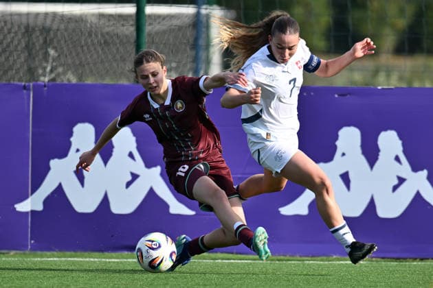 Switzerland European Championship Qualification U19 Belarus vs Switzerland Firenze, Italy Emilie Mece of Switzerland Women U19 Copyright: xLisaxGuglielmix
