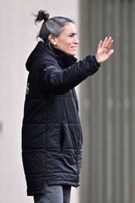 Switzerland European Championship Qualification U19 Belarus vs Switzerland Firenze, Italy Head coach Veronica Maglia of Switzerland Women U19 Copyright: xLisaxGuglielmix