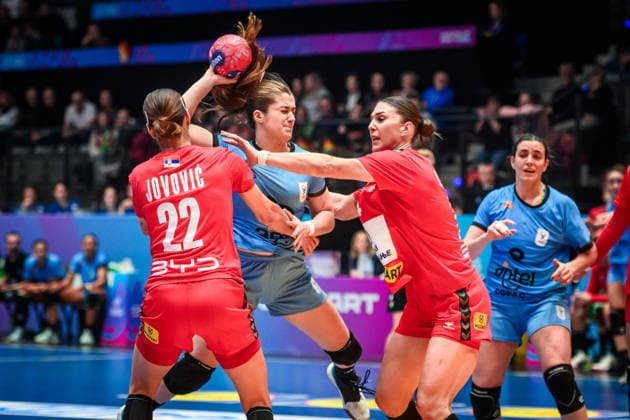GER, Serbia Uruguay, Handball World Championship, Preliminary Round, Group C, 26 11 2025 GER, Serbia Uruguay, Handball World Championship, Preliminary Round, Group C, 26 11 2025 Stuttgart Copyright: xSandyxDinkelackerx EP_SDR