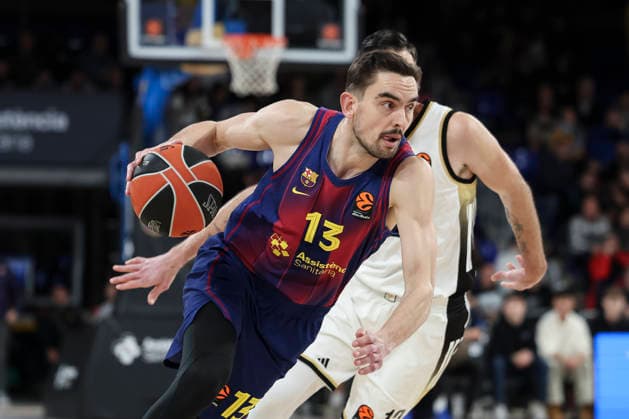 November 26, 2025, Barcelona, Barcelona, Spain: Tomas Satoransky of FC Barcelona, Barca in action during the EuroLeague Regular Season Round 13 match played between FC Barcelona and LDLC Asvel Villeurbanne at Palau Blaugrana on November 26, 2025 in Barcelona, Spain. Barcelona Spain - ZUMAa181 20251126_zaa_a181_066 Copyright: xJavierxBorregox