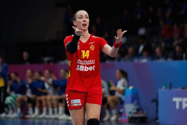 Tatjana Brnovic Montenegro , Spain vs Paraguay, Handball, IHF Womens Handball World Championship, Matchday 01, 26 11 2025 Spain vs Paraguay, Handball, IHF Womens Handball World Championship, Matchday 01, 26 11 2025 Copyright: xEibner-Pressefoto AlexanderxNeisx EP_ANS