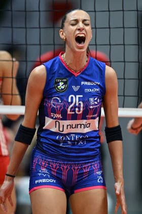 Db Monza 26 11 2025 - Cev Champions League Numia Vero Volley Milano-Olympiacos Piraeus foto Daniele Buffa Image nella foto: Rebecca Piva 