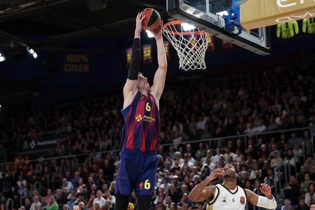 November 26, 2025, Barcelona, Barcelona, Spain: Jan Vesely of FC Barcelona, Barca in action during the EuroLeague Regular Season Round 13 match played between FC Barcelona and LDLC Asvel Villeurbanne at Palau Blaugrana on November 26, 2025 in Barcelona, Spain. Barcelona Spain - ZUMAa181 20251126_zaa_a181_131 Copyright: xJavierxBorregox