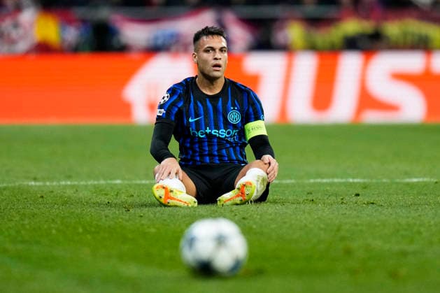 ESP: Atletico de Madrid - Inter Milan. UEFA Champions League. Matchday 5. Lautaro Martinez of FC Internazionale Milano during the UEFA Champions League match, between Atletico de Madrid and Inter Milan, matchday 5, played at Riyadh Air Stadium on November 26, 2025 in Madrid, Spain. kpng Copyright: xCesarxCebollax xPRESSINx PS_251126_ATL_INT_049