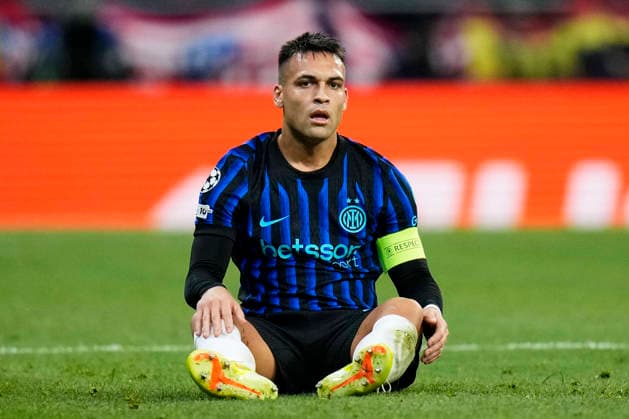 ESP: Atletico de Madrid - Inter Milan. UEFA Champions League. Matchday 5. Lautaro Martinez of FC Internazionale Milano during the UEFA Champions League match, between Atletico de Madrid and Inter Milan, matchday 5, played at Riyadh Air Stadium on November 26, 2025 in Madrid, Spain. kpng Copyright: xCesarxCebollax xPRESSINx PS_251126_ATL_INT_050