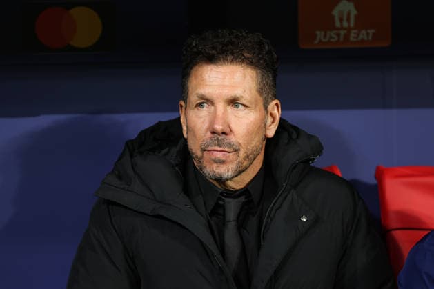 November 26, 2025, Madrid, Madrid, Spain: Diego Simeone, head coach of Atletico de Madrid, looks on during the UEFA Champions League 2025 26 League Phase MD5 match between Atletico de Madrid and FC Internazionale Milano at Riyadh Air Metropolitano on November 26, 2025, in Madrid, Spain. Madrid Spain - ZUMAa181 20251126_zaa_a181_174 Copyright: xIrinaxR.xHipolitox