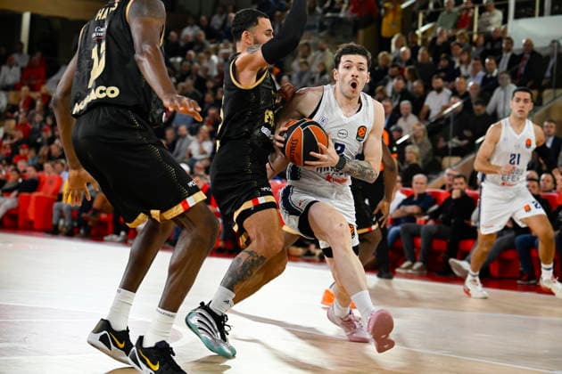 BASKET-BALL : AS Monaco VS Anadolu Efes Spor Kulübü - Turkish Airlines EuroLeague - 26 11 2025 Åžehmus Hazer (AEI) - Turkish Airlines EuroLeague match between AS Monaco and Anadolu Efes Spor Kulübü on November 26, 2025 at the Louis II Stadium in Monaco. MonacoMonaco  Copyright: xWilliamxCannarellax