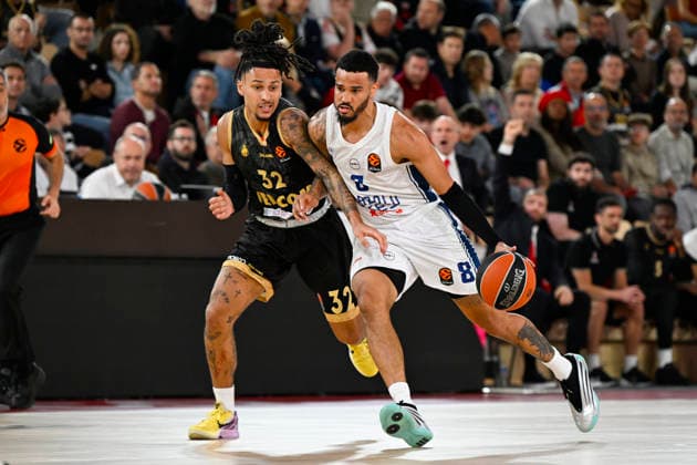 BASKET-BALL : AS Monaco VS Anadolu Efes Spor Kulübü - Turkish Airlines EuroLeague - 26 11 2025 Nick Weiler-Babb (AEI) - Turkish Airlines EuroLeague match between AS Monaco and Anadolu Efes Spor Kulübü on November 26, 2025 at the Louis II Stadium in Monaco. MonacoMonaco  Copyright: xWilliamxCannarellax