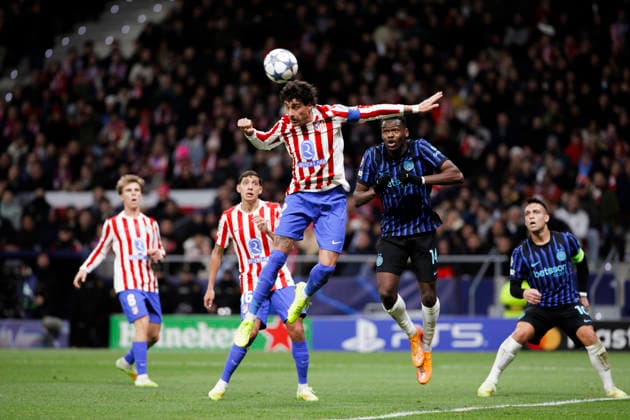 UEFA champions league - Atletico de Madrid vs Inter de Milan MADRID,SPAIN - 26 November:Jose Gimenez of Atletico de Madrid in action during UEFA champions league 2025 26 match between Atletico de Madrid and Inter de Milan at Riyadh Air Metropolitano Stadium. (Photo by Guille Martinez f22photo) Madrid Riyadh Air Metropolitano Stadium Spain Copyright: xGuillermoxMartinezx