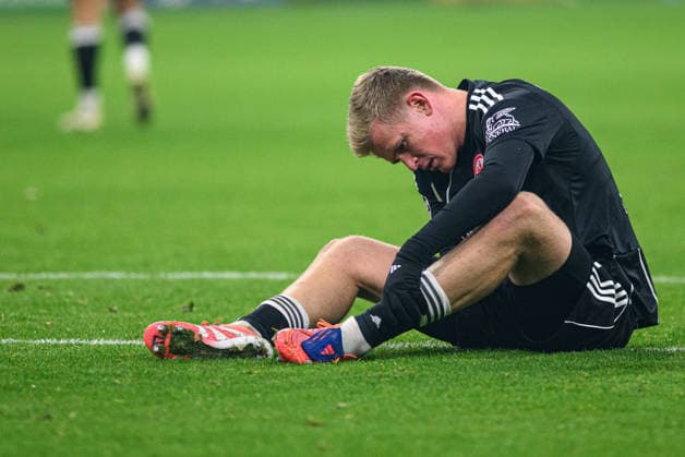 FRANKFURT, GERMANY - 26 NOVEMBER, 2025: Jonathan Burkardt - UEFA Champions League match Eintracht Frankfurt vs Atalanta Bergamo at Deutsche Bank Park.  Copyright: xVITALIIxKLIUIEVx
