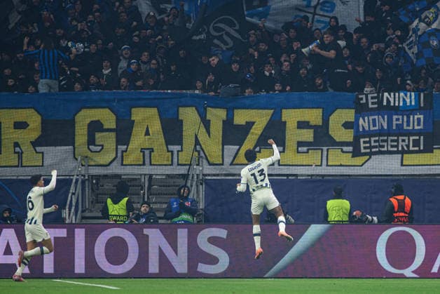 FRANKFURT, GERMANY - 26 NOVEMBER, 2025: Ederson, goal - UEFA Champions League match Eintracht Frankfurt vs Atalanta Bergamo at Deutsche Bank Park.  Copyright: xVITALIIxKLIUIEVx