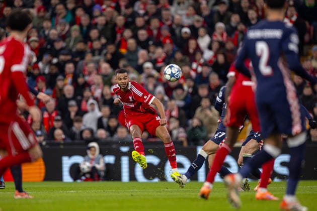 Football - UEFA Champions League - League Phase - Liverpool FC v PSV Eindhoven LIVERPOOL, ENGLAND - Wednesday, November 26, 2025: Liverpool s Cody Gakpo during the UEFA Champions League match between Liverpool FC and PSV Eindhoven at Anfield. (Photo by David Rawcliffe Propaganda) LIVERPOOL Anfield MERSEYSIDE ENGLAND  Copyright: xDavidxRawcliffex P2025-11-26-Liverpool_PSV-83