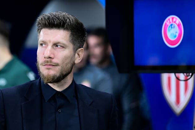 November 26, 2025, Limassol, Limassol, Cyprus: SEBASTIEN POCOGNIOLI Head Coach of Monaco before the UEFA Champions League phase matchday 5 game beetwen Pafos FC and Monaco FC at Alphamega Stadium in Kolossi,Limassol,Cyprus on 26 of November r 2025 Limassol Cyprus - ZUMAk195 20251126_znp_k195_027 Copyright: xXenophonxKarakalosx