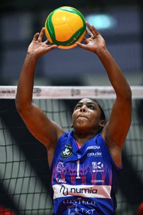 Db Monza 26 11 2025 - Cev Champions League Numia Vero Volley Milano-Olympiacos Piraeus foto Daniele Buffa Image nella foto: Kamerynn Miner 