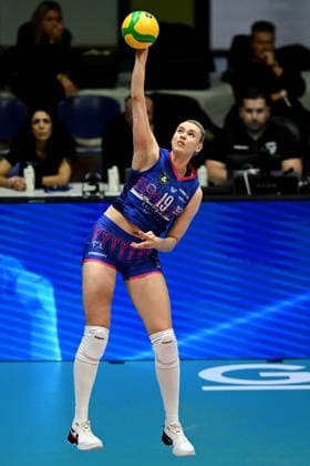 Db Monza 26 11 2025 - Cev Champions League Numia Vero Volley Milano-Olympiacos Piraeus foto Daniele Buffa Image nella foto: Vita Akimova 