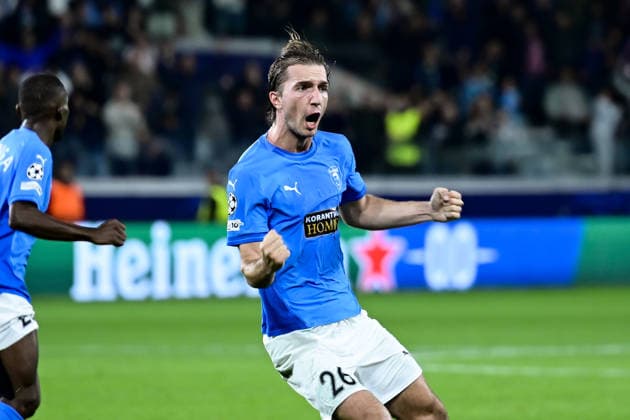 November 26, 2025, Limassol, Limassol, Cyprus: IVAN SUJIC 26 of Pafos FC react during the UEFA Champions League phase matchday 5 game beetwen Pafos FC and Monaco FC at Alphamega Stadium in Kolossi,Limassol,Cyprus on 26 of November r 2025 Limassol Cyprus - ZUMAk195 20251126_znp_k195_051 Copyright: xXenophonxKarakalosx