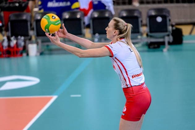 Volleyball, Frauen, CL, LKS Commercecon Lodz - Dresdner SC LODZ 26.11.2025 LIGA MISTRZYN CEV SIATKOWKA KOBIET CEV VOLLEYBALL CHAMPIONS LEAGUE WOMEN --- LKS COMMERCECON LODZ - DRESDNER SC N Z ANNA OBIALA FOT.PAWEL PIOTROWSKI 400MM.PL NEWSPIX.PL --- newspix.pl 