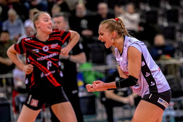 LODZ 26.11.2025 LIGA MISTRZYN CEV SIATKOWKA KOBIET CEV VOLLEYBALL CHAMPIONS LEAGUE WOMEN --- LKS COMMERCECON LODZ - DRESDNER SC N Z PATRICIA NESTLER FOT.PAWEL PIOTROWSKI 400MM.PL NEWSPIX.PL --- newspix.pl 