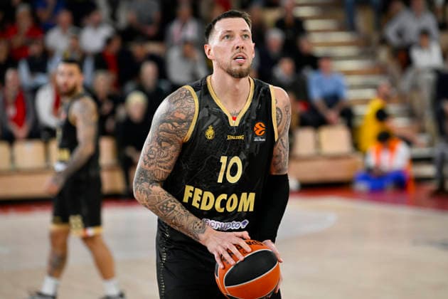BASKET-BALL : AS Monaco VS Anadolu Efes Spor Kulübü - Turkish Airlines EuroLeague - 26 11 2025 Daniel Theis (ASM) - Turkish Airlines EuroLeague match between AS Monaco and Anadolu Efes Spor Kulübü on November 26, 2025 at the Louis II Stadium in Monaco. MonacoMonaco  Copyright: xWilliamxCannarellax