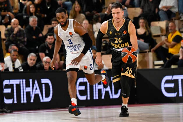 BASKET-BALL : AS Monaco VS Anadolu Efes Spor Kulübü - Turkish Airlines EuroLeague - 26 11 2025 Nemanja NedoviÄ‡ (ASM) - Turkish Airlines EuroLeague match between AS Monaco and Anadolu Efes Spor Kulübü on November 26, 2025 at the Louis II Stadium in Monaco. MonacoMonaco  Copyright: xWilliamxCannarellax