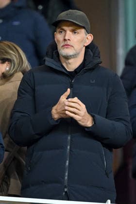 Thomas Tuchel Looks on during the UEFA Champions League 2025 26 League Phase MD5 match between Arsenal FC and FC Bayern München at Arsenal Stadium on November 26, 2025 in London, United Kingdom Photo by Harry Langer DeFodi Images