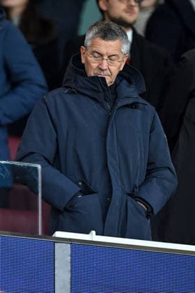 President Herbert Heiner Bayern Muenchen looks dejected during the UEFA Champions League 2025 26 League Phase MD5 match between Arsenal FC and FC Bayern München at Arsenal Stadium on November 26, 2025 in London, United Kingdom Photo by Harry Langer DeFodi Images