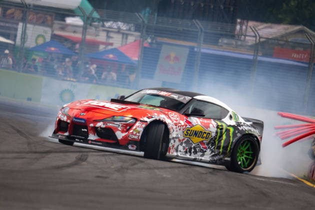 November 27, 2025, Adelaide, South Australia, Australia: DAIGO SAITO for Sunoco Race Fuel during the Penrite Drift All Stars on Thursday at the BP Ultimate Adelaide Grand Final. Adelaide Australia - ZUMAf186 20251127_zsp_f186_029 Copyright: xJamesxForresterx