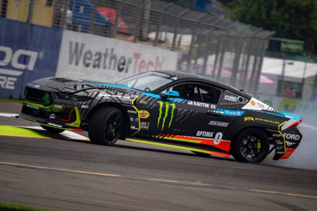 November 27, 2025, Adelaide, South Australia, Australia: 2x Formula Drift Champion VAUGHN GITTIN JR for RTR Motorsport during the Penrite Drift All Stars on Thursday at the BP Ultimate Adelaide Grand Final. Adelaide Australia - ZUMAf186 20251127_zsp_f186_033 Copyright: xJamesxForresterx