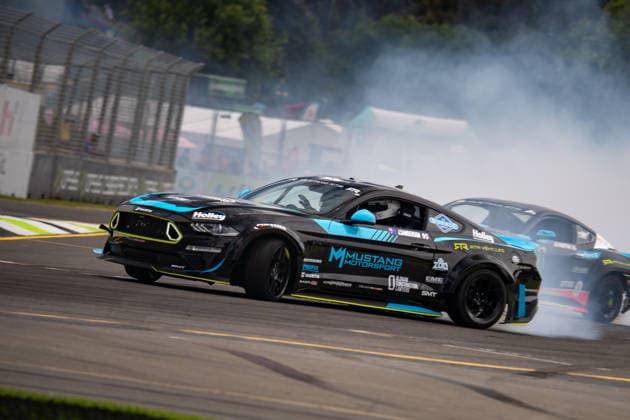 November 27, 2025, Adelaide, South Australia, Australia: JORDAN SANDERSON for RTR Motorsport during the Penrite Drift All Stars on Thursday at the BP Ultimate Adelaide Grand Final. Adelaide Australia - ZUMAf186 20251127_zsp_f186_035 Copyright: xJamesxForresterx