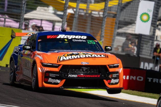 November 27, 2025, Adelaide, South Australia, Australia: Repco Supercars Championship Wildcard NASCAR, Motorsport, USA driver AUSTIN CINDRIC for Armorall Ford Performance Racing on Thursday at the BP Ultimate Adelaide Grand Final. Adelaide Australia - ZUMAf186 20251127_zsp_f186_045 Copyright: xJamesxForresterx