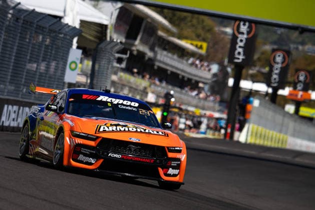 November 27, 2025, Adelaide, South Australia, Australia: Repco Supercars Championship Wildcard NASCAR, Motorsport, USA driver AUSTIN CINDRIC for Armorall Ford Performance Racing on Thursday at the BP Ultimate Adelaide Grand Final. Adelaide Australia - ZUMAf186 20251127_zsp_f186_050 Copyright: xJamesxForresterx